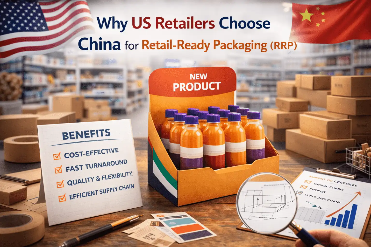 Why US Retailers Choose China for Retail-Ready Packaging (RRP)